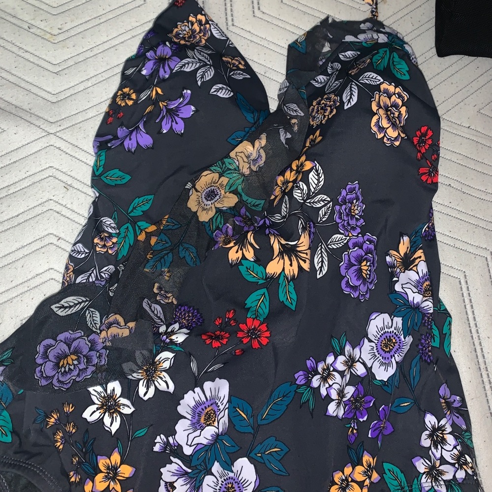 One piece bathing suit